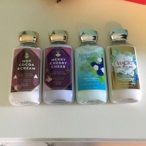 4 Bath and Body Works lotions